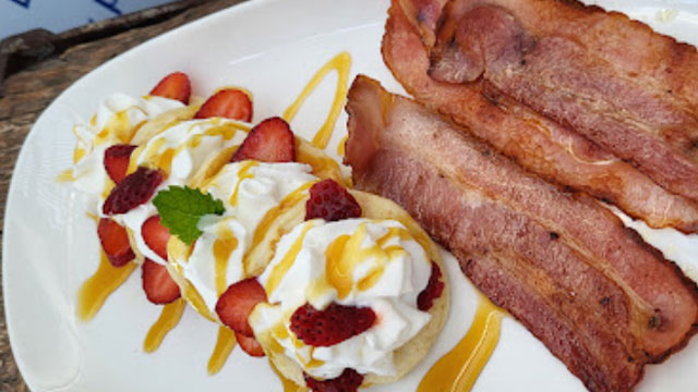 Crispy Bacon &amp; Flap Jacks