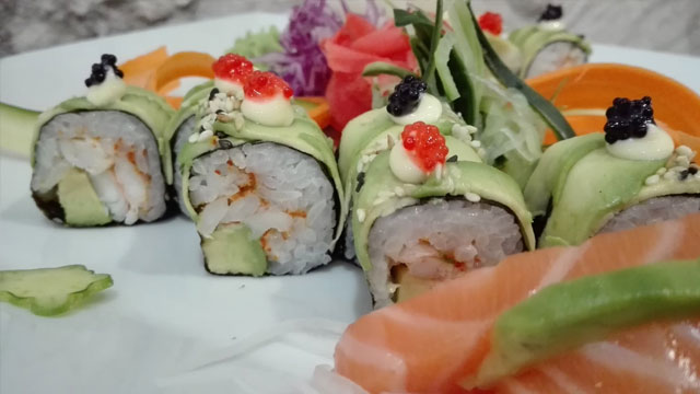 Vegetarian Sushi Available