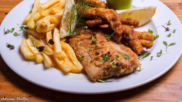 Hake &amp; Calamari Combo